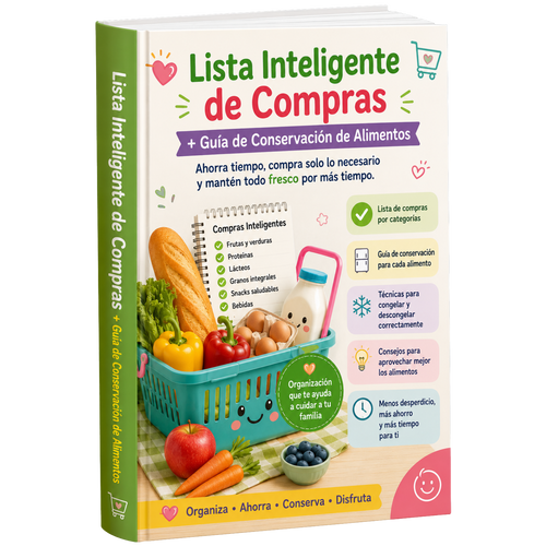 🛒 Lista Inteligente de Compras + Guía de Conservación