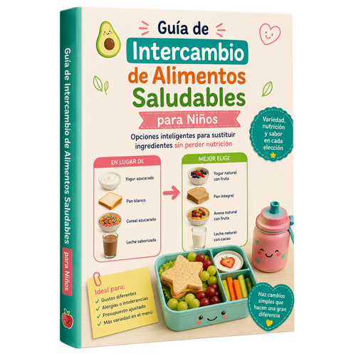 🥑 Guía de Intercambio de Alimentos Saludables para Niños